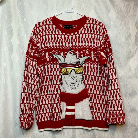 Blizzard Bay Other - Blizzard Bay llama christmas sweater med
